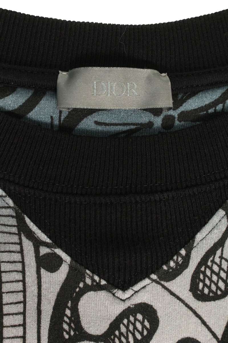 DIOR 20AW DIOR AND SHAWN Floral Print T-Shirt Multi Size M