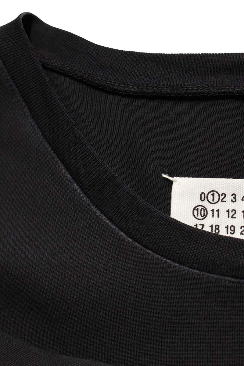 Maison Margiela Overdyed Logo T-Shirt Black Size S