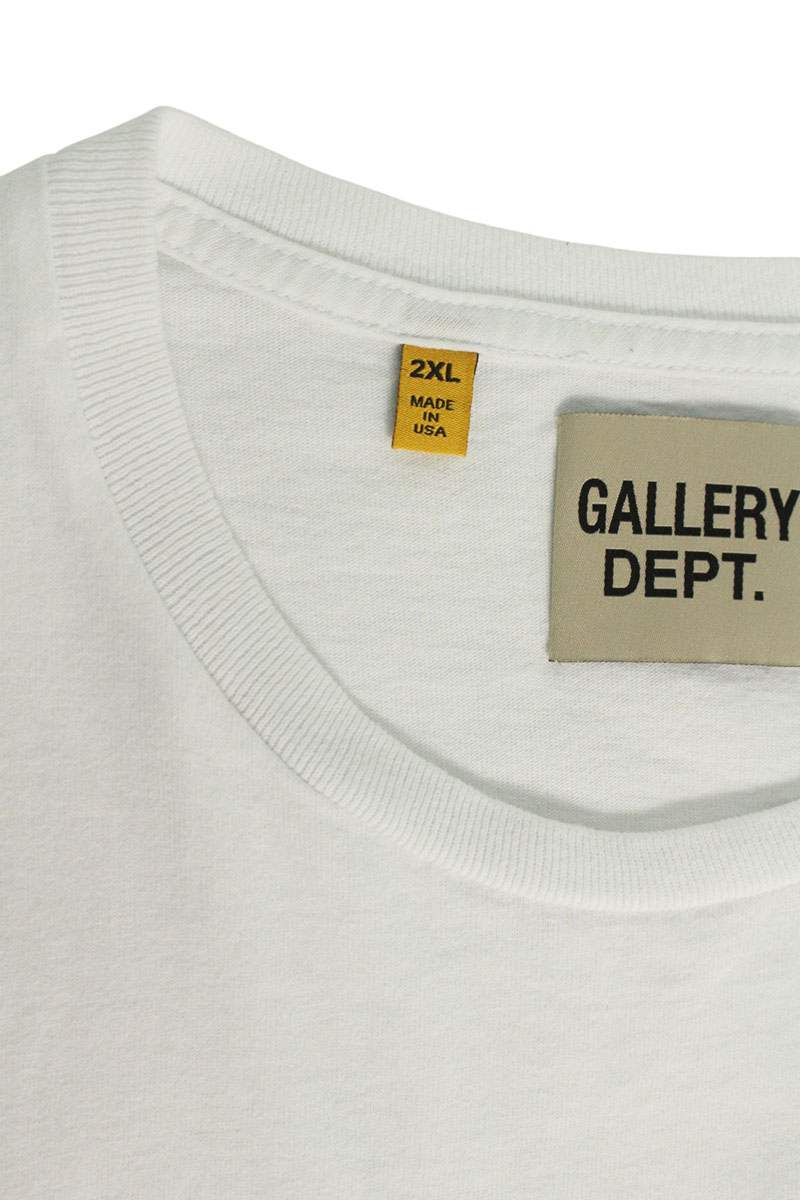 Gallery Dept. Logo Print T-Shirt White Size XXL
