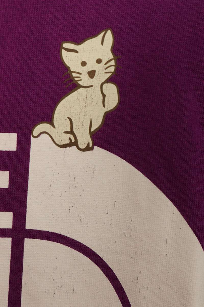 GUCCI Front Logo T-Shirt Purple Size XXL