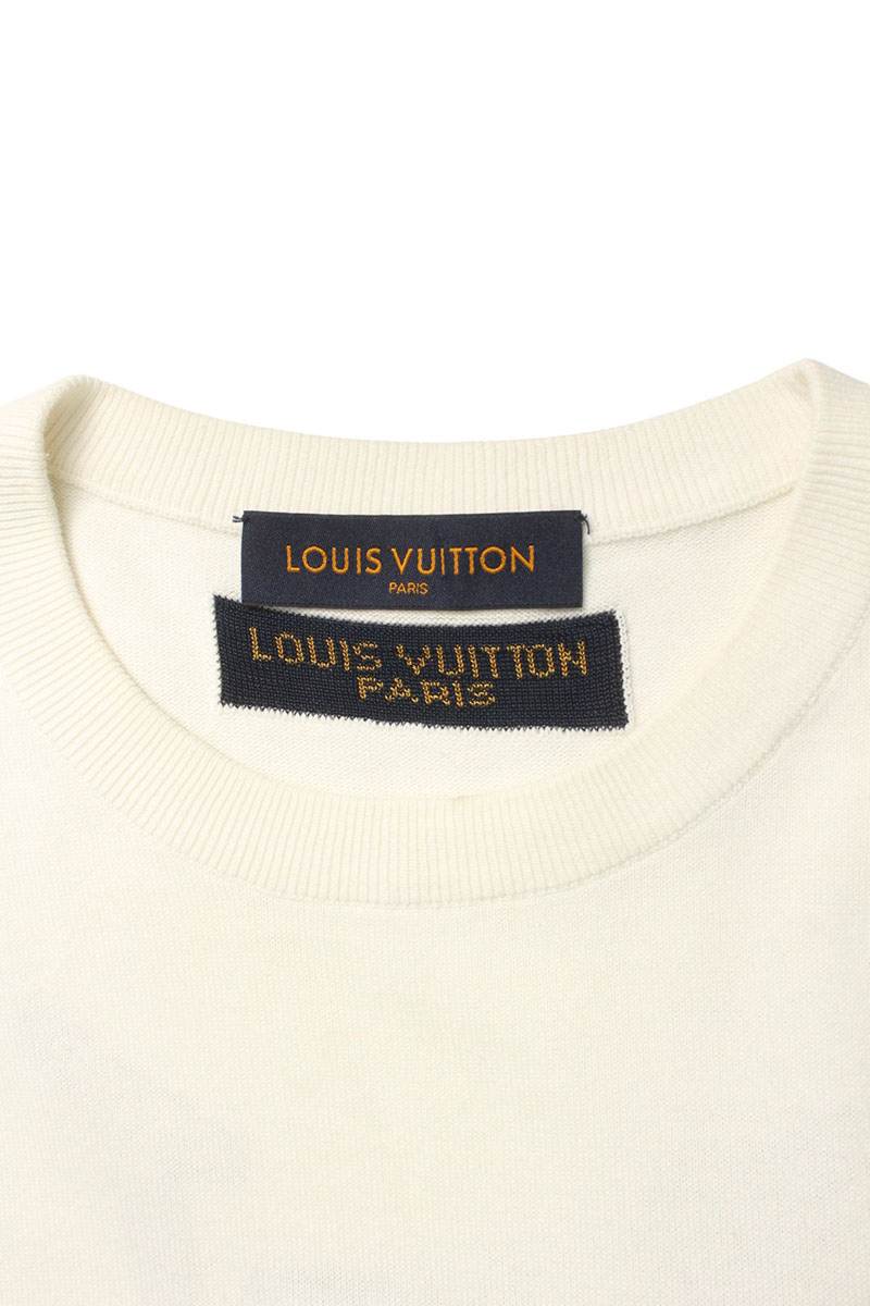 Louis Vuitton T-Shirt White x Black Size M