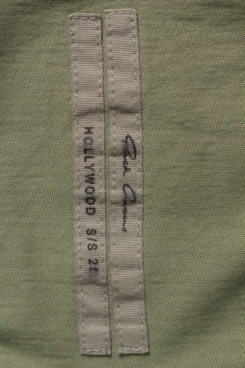 Rick Owens 25SS Oversized T-Shirt Green Size XXL