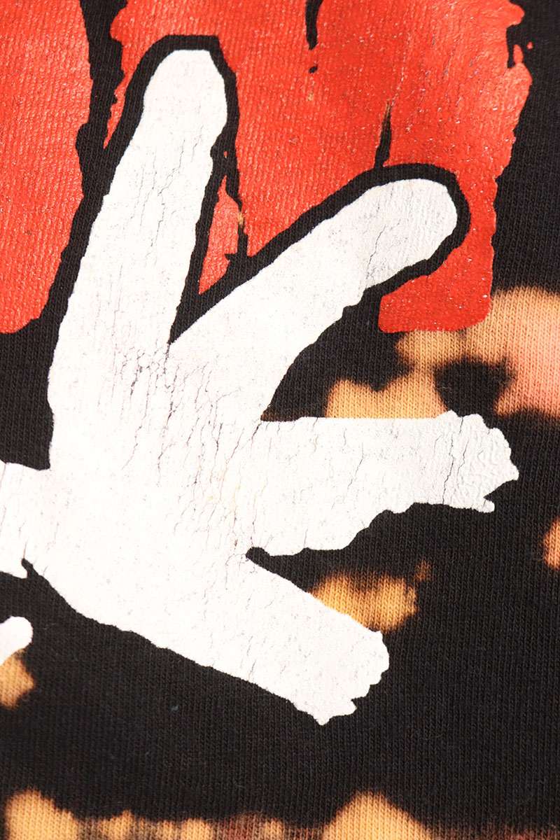 VINTAGE Pearl Jam Tie-Dye Print T-shirt Black Size XL