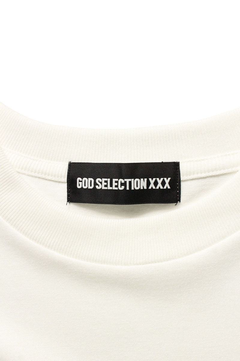GOD SELECTION XXX White Logo Print T-Shirt Size XL