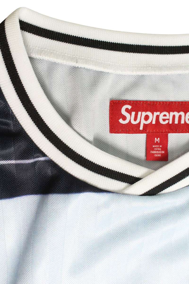 SUPREME 25SS Damien Hirst Soccer Jersey Blue Size M