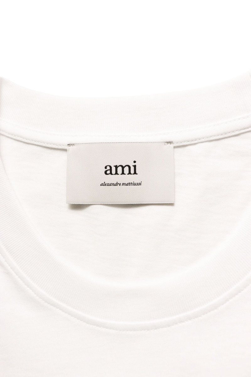 AMI Embroidered T-Shirt White Size XXL