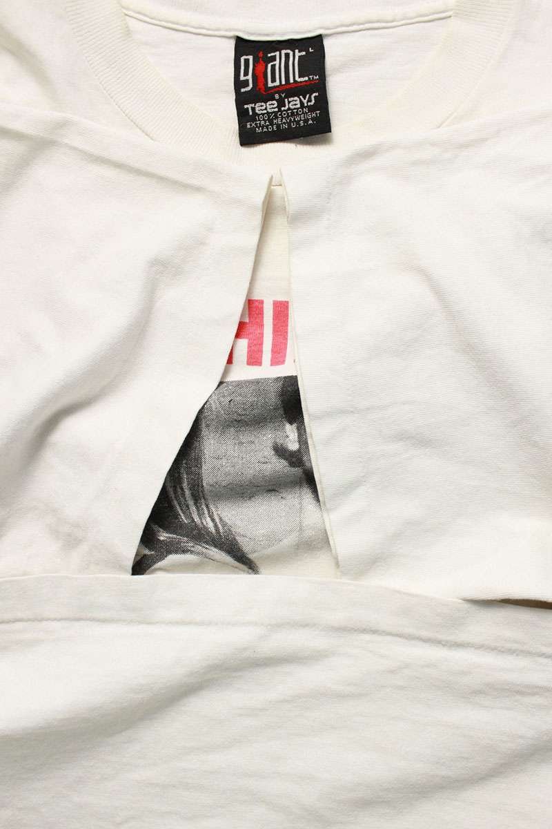 VINTAGE RHCP Photo Print T-Shirt White Size L