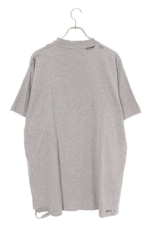 Balenciaga Distressed T-Shirt Gray Size 1