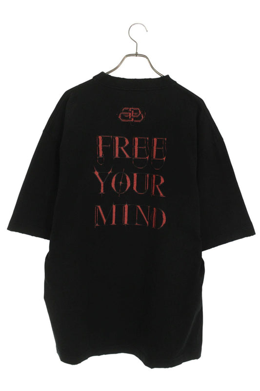 Balenciaga FREE YOUR MIND Distressed T-Shirt 20AW Size XXS