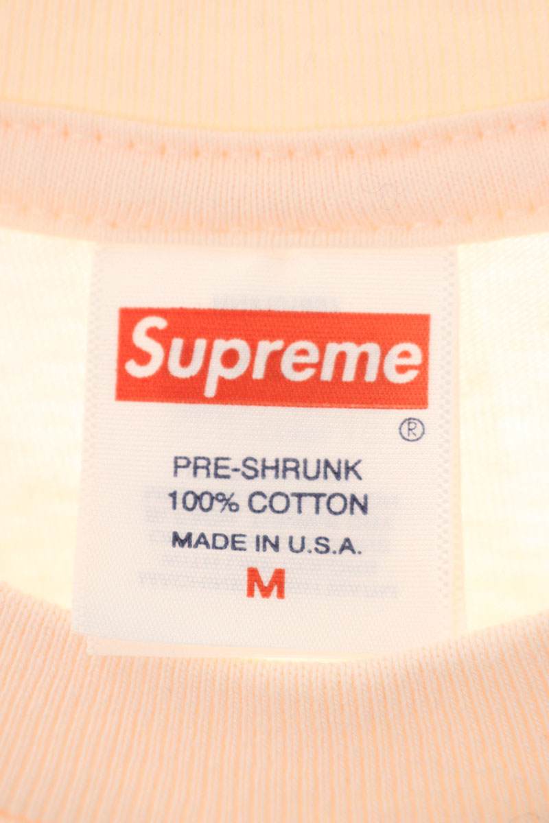 SUPREME Warm Up Tee Pink Size M