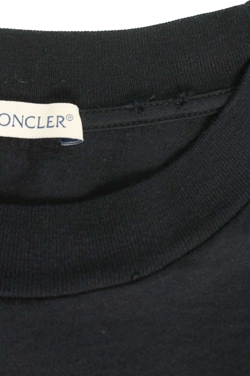 Moncler Genius x adidas 3-Stripe Panel Tee Black Red Size L