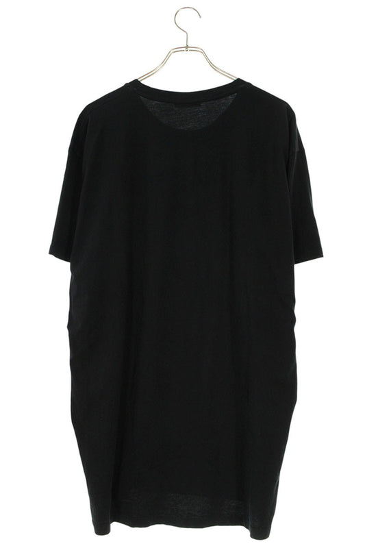 BALMAIN Flock Emblem Logo T-Shirt Black Size L