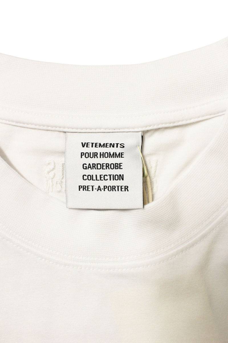Vetements 26SS Logo T-Shirt White Size M
