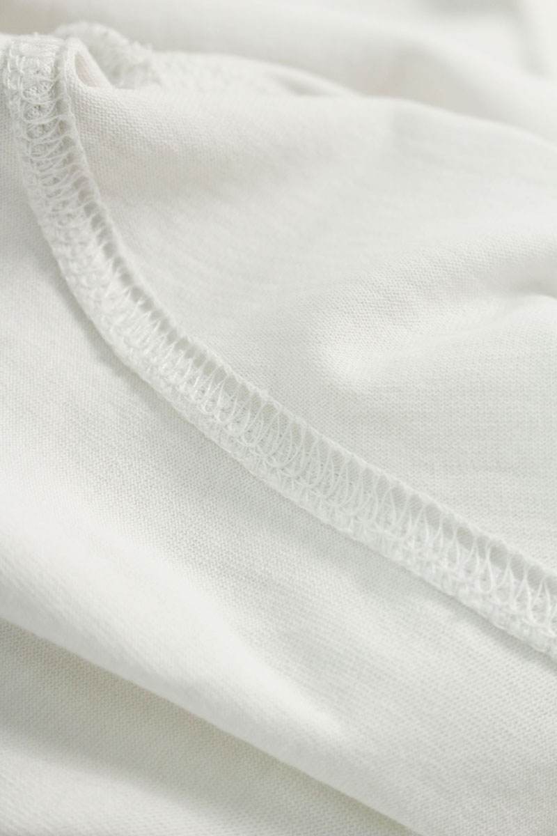 DIOR Logo Embroidered T-Shirt White Size L