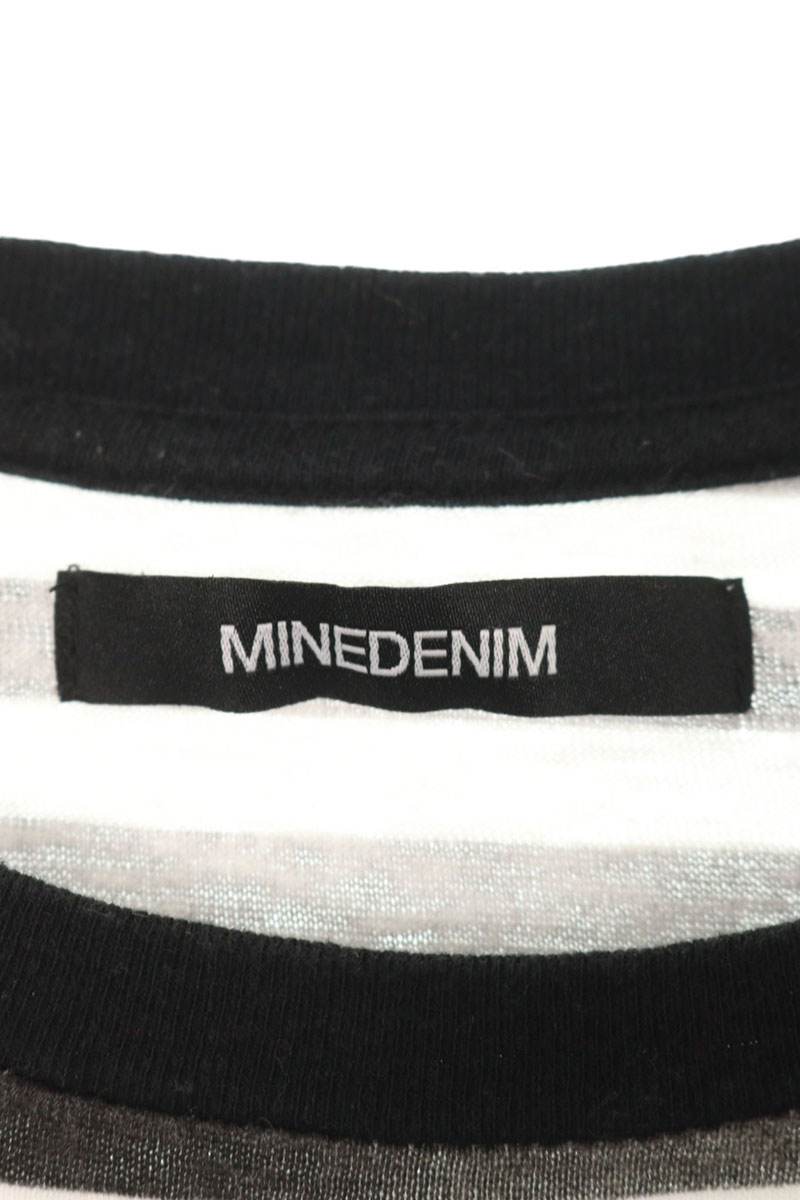 MINEDENIM 22SS Pocket Border T-Shirt Multi Size M