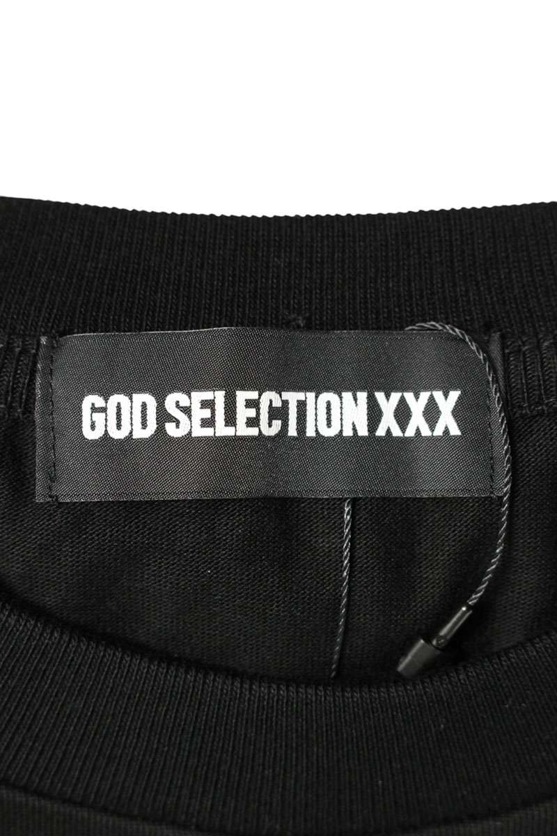GOD SELECTION XXX Black Logo Print T-Shirt Size M