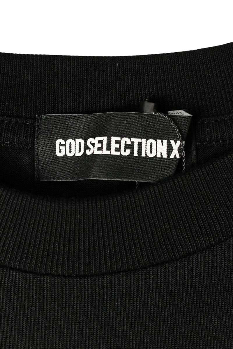 GOD SELECTION XXX Black Logo Print T-Shirt Size M