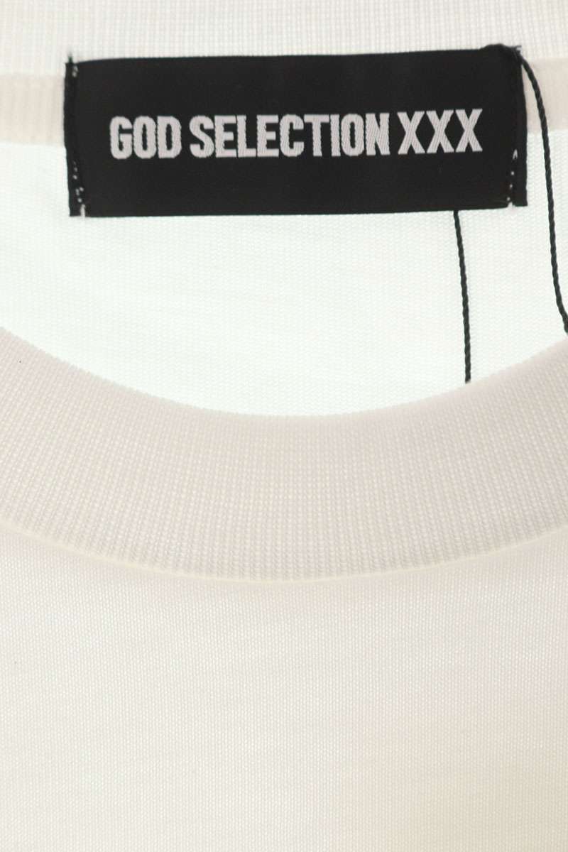 GOD SELECTION XXX White Cotton Logo Print T-Shirt Size S