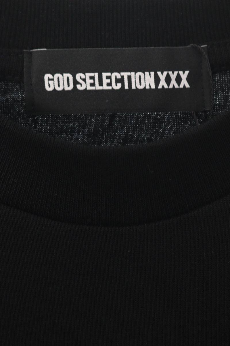 GOD SELECTION XXX Black Cotton Photo Print T-Shirt Size M