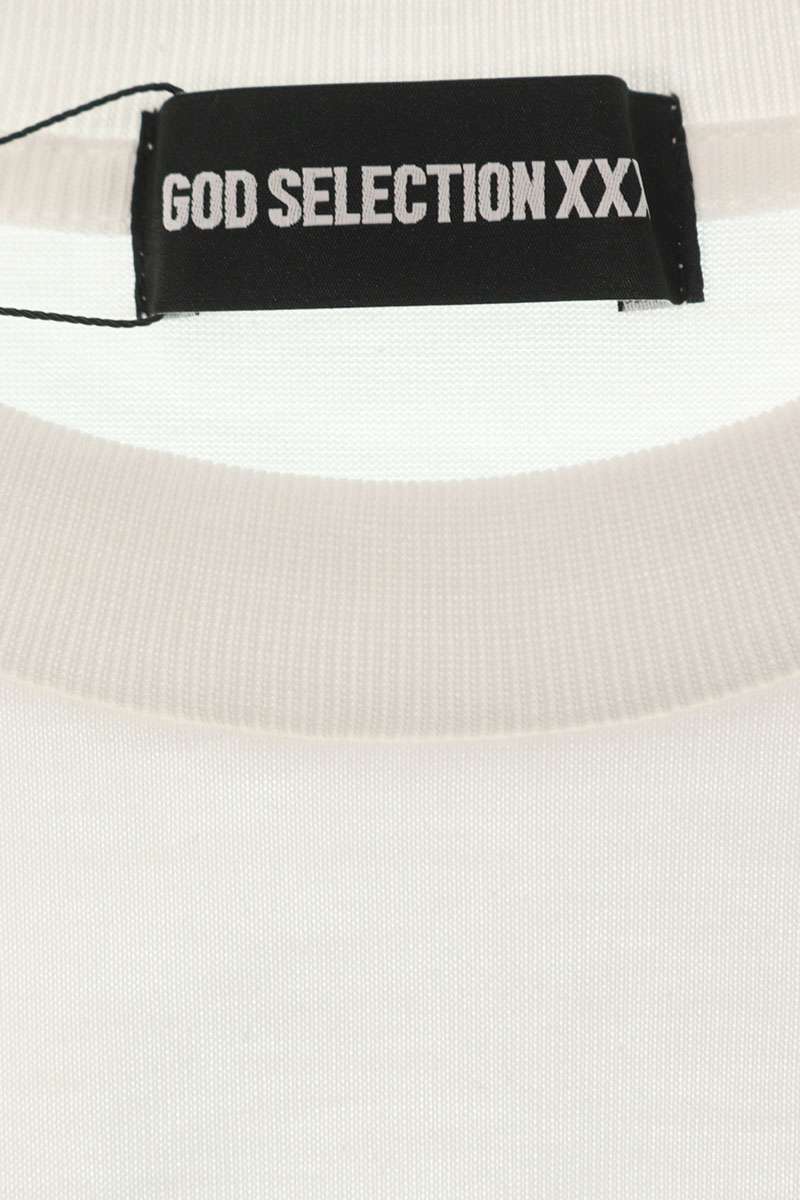 GOD SELECTION XXX White Photo Print Cotton T-shirt Size XXL