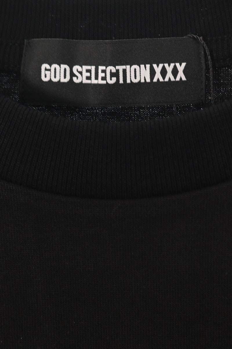 GOD SELECTION XXX Cotton Photo Print T-Shirt Black Size XL