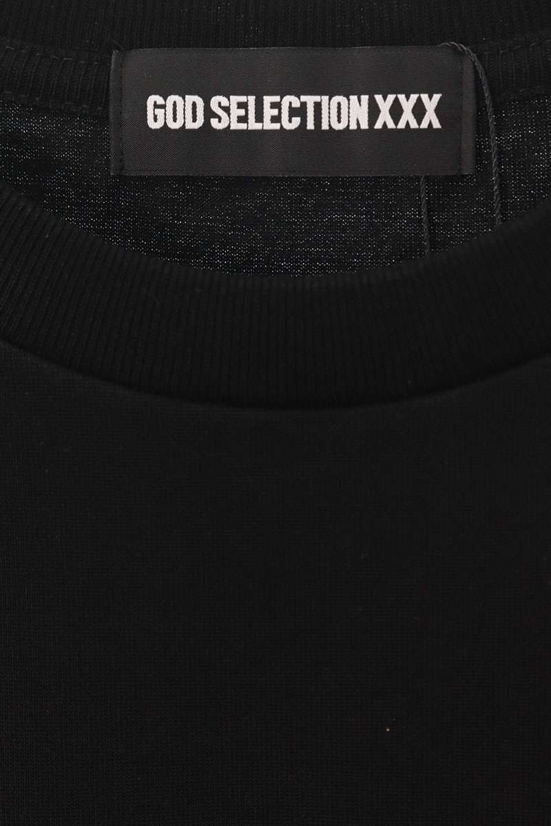 GOD SELECTION XXX Cotton Photo Print T-Shirt Black Size S