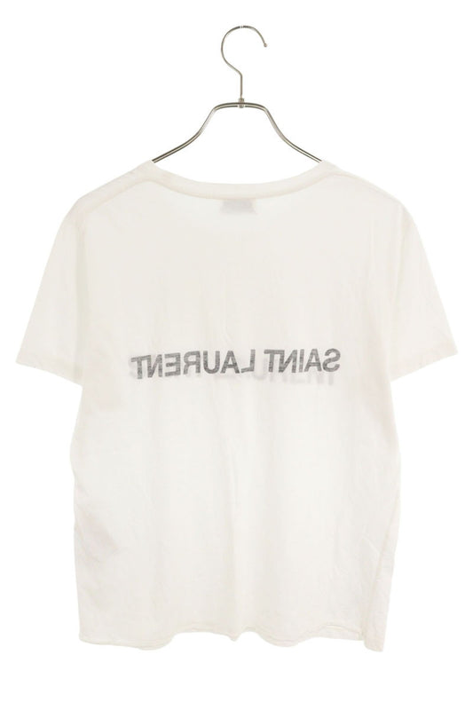Saint Laurent Paris Logo T-Shirt White Size M