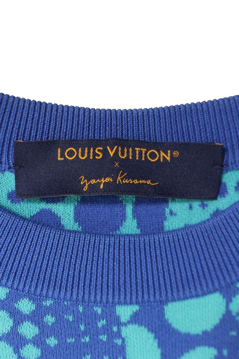 Louis Vuitton 23AW LV T-Shirt Blue Size S