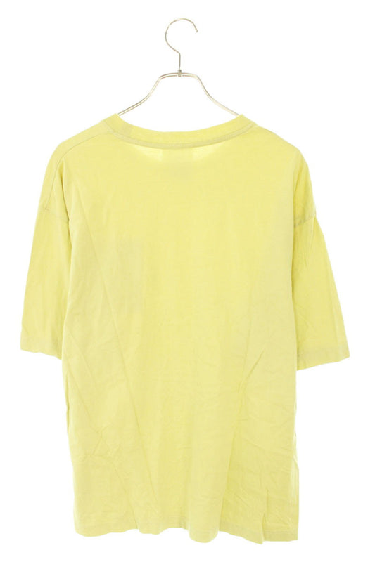 Acne Studios Cotton T-Shirt Yellow Size XS