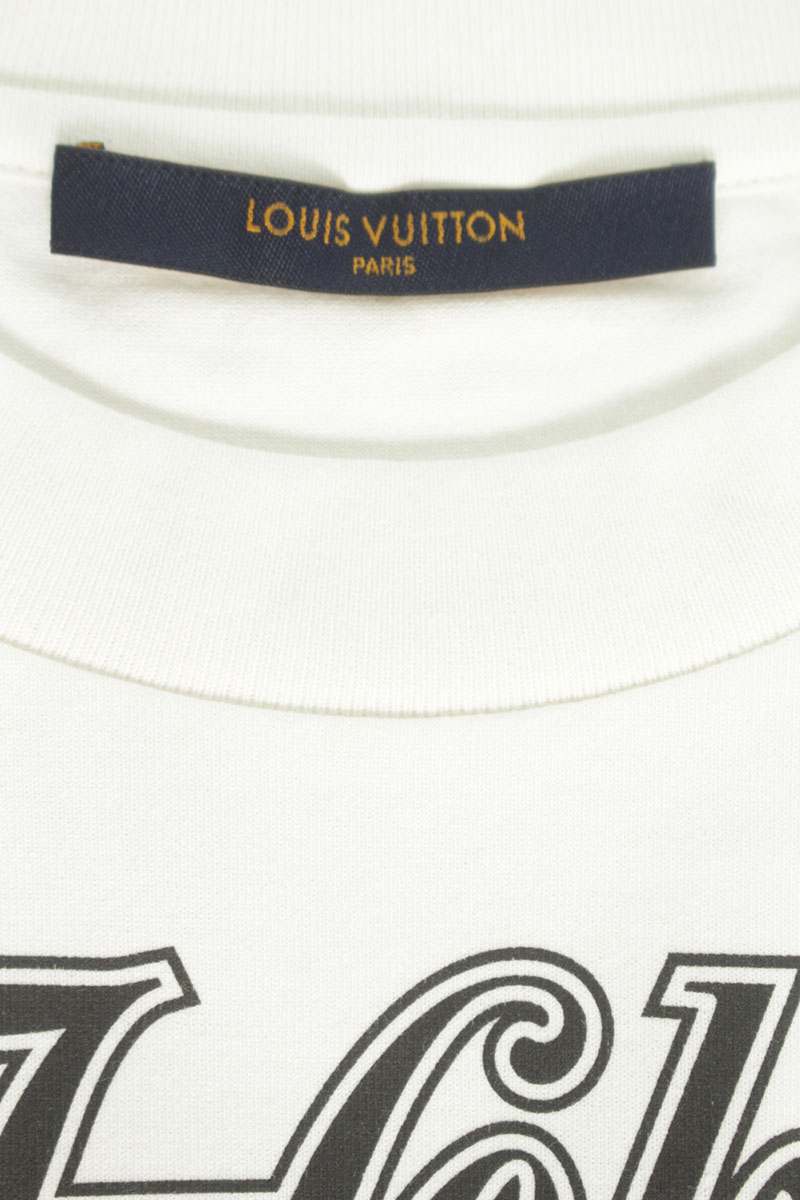 Louis Vuitton 19AW T-Shirt White x Black Size XS