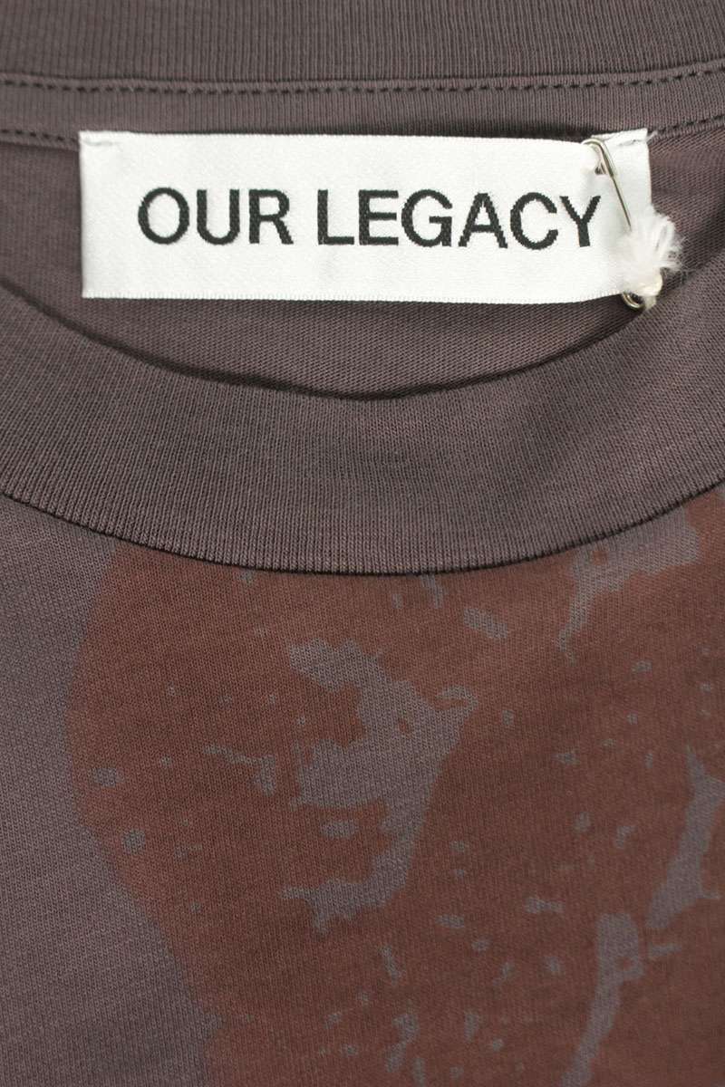 Our Legacy Print T-Shirt Brown Size S