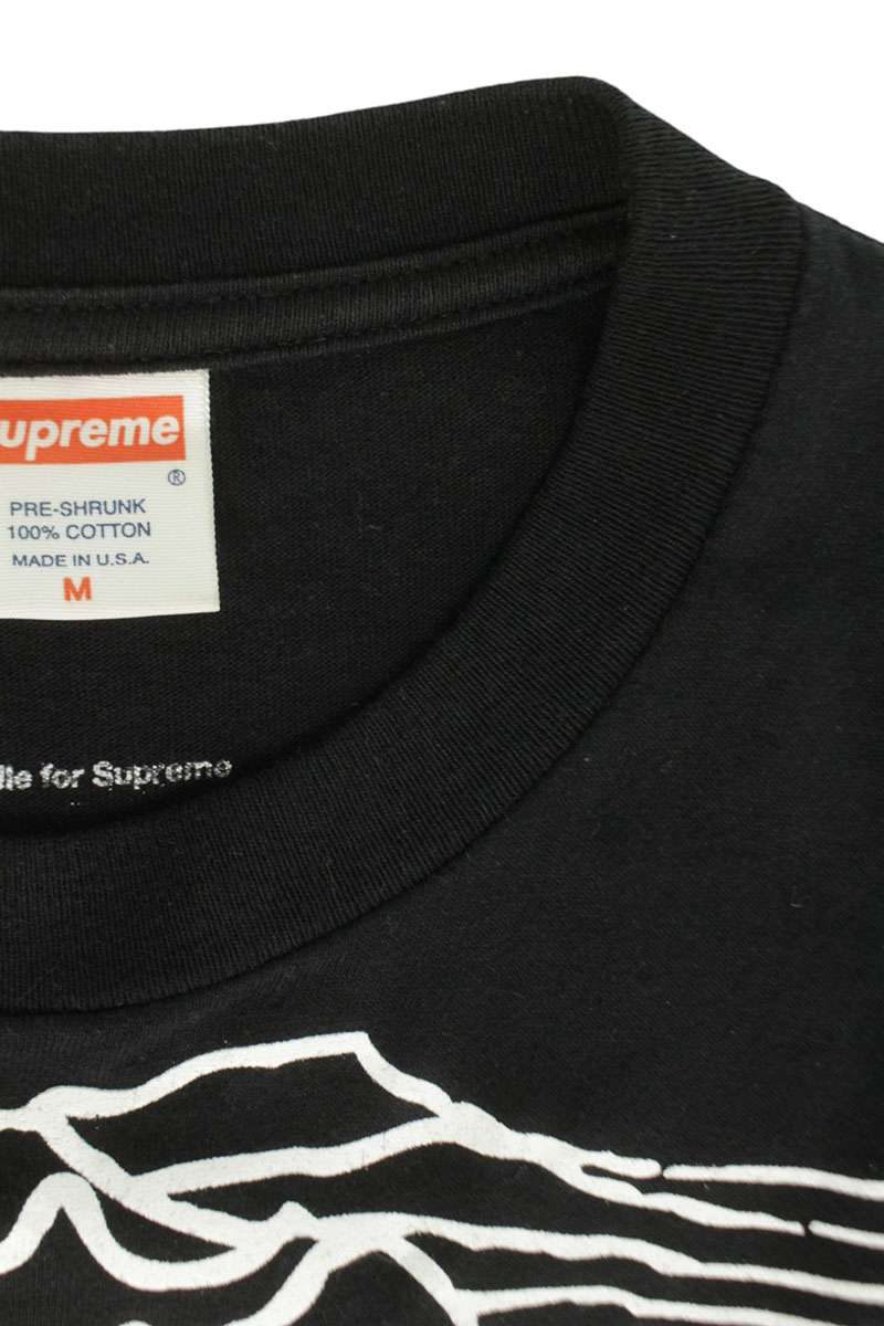 Supreme 05SS Peter Saville Joy Division Tee Graphic T-Shirt Black Size M