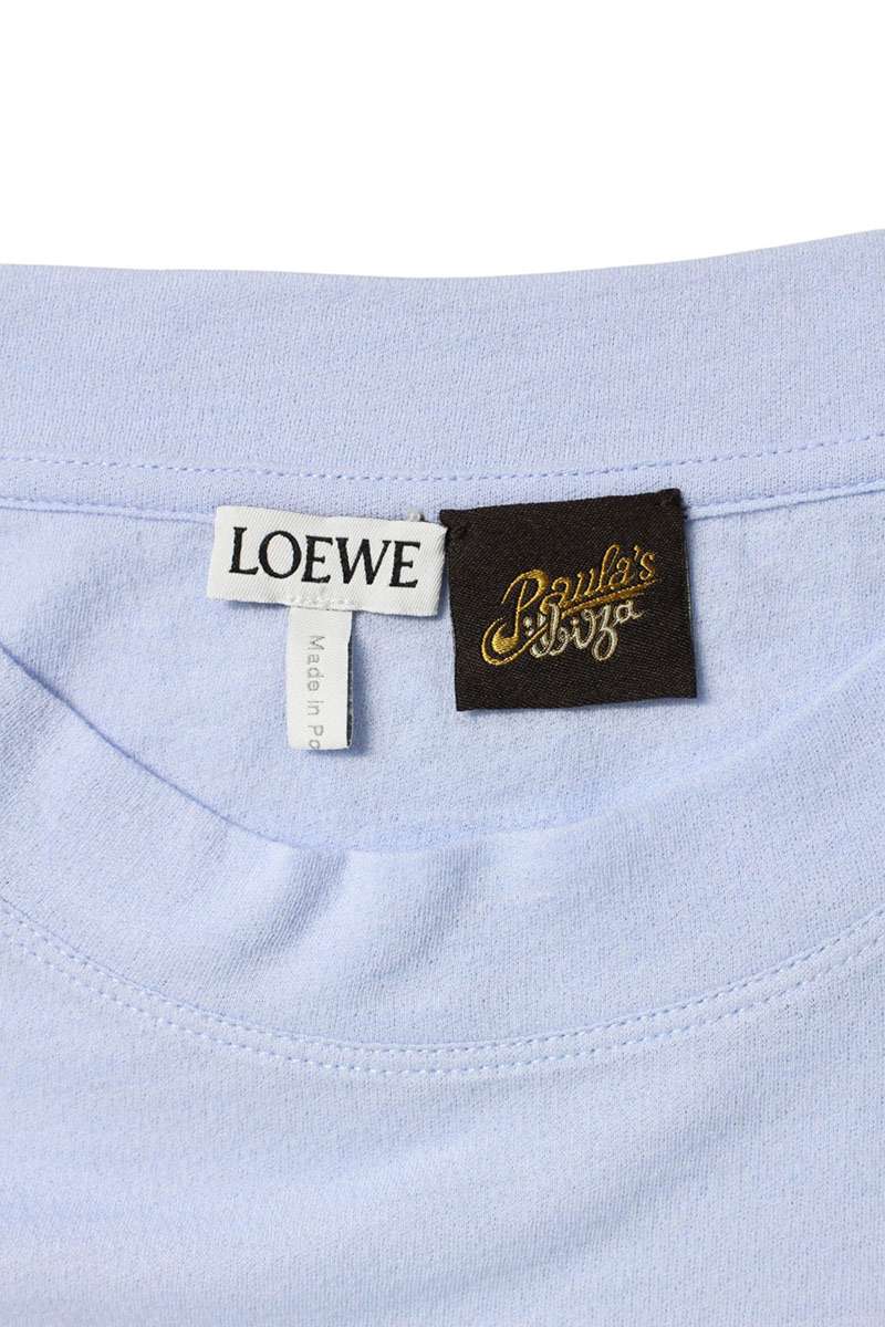 LOEWE Back Anagram Embroidered Asymmetric T Light Size XXL