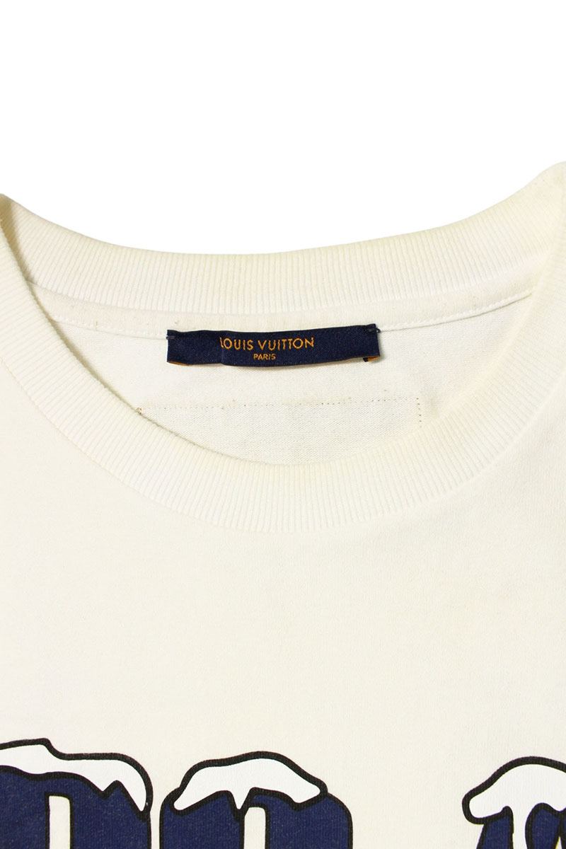 Louis Vuitton Kickflip Print Crewneck T-shirt White Size XL