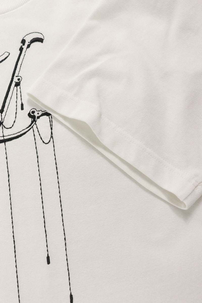 Louis Vuitton LV embroidery T-Shirt White Size M