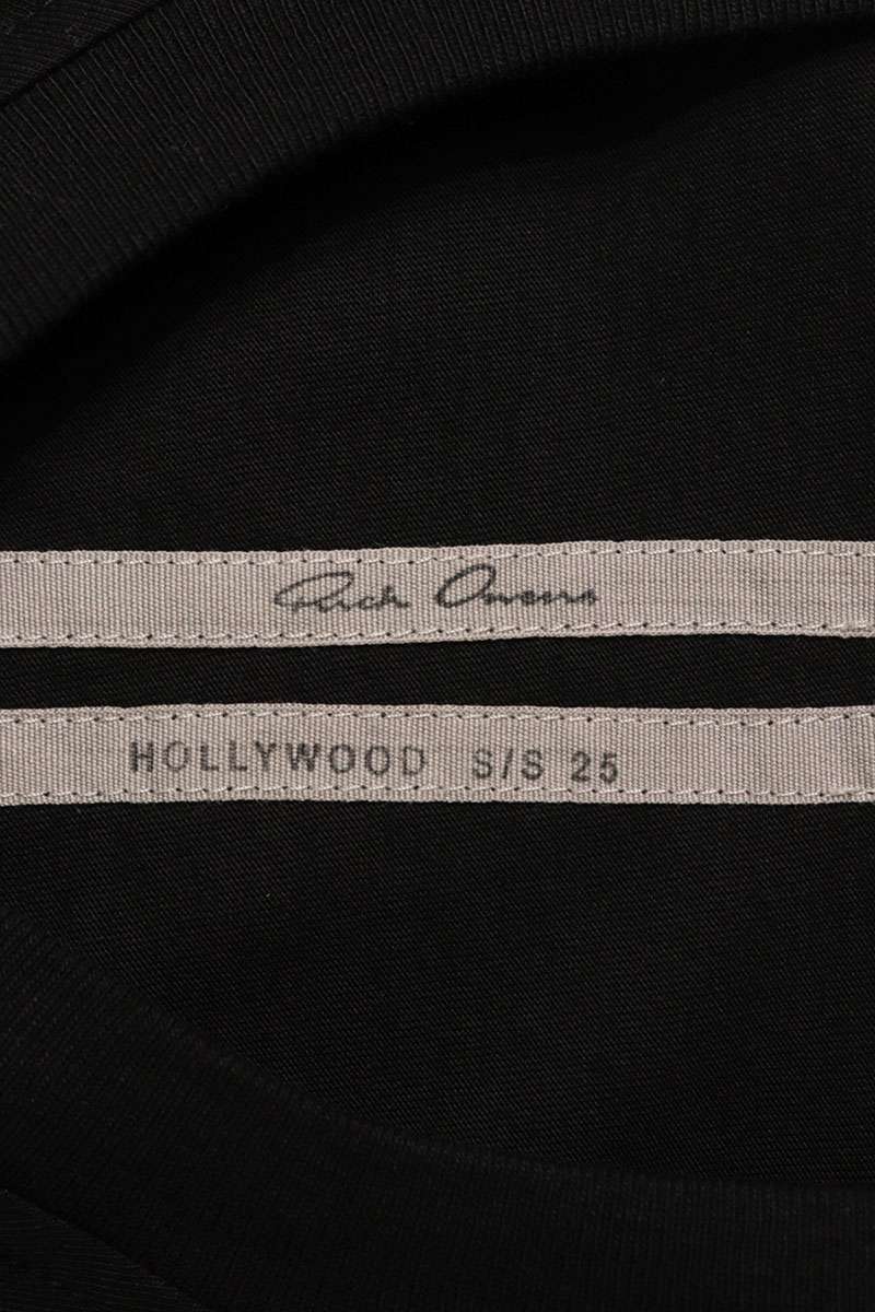 Rick Owens Oversized T-Shirt Black Cotton Size XXL