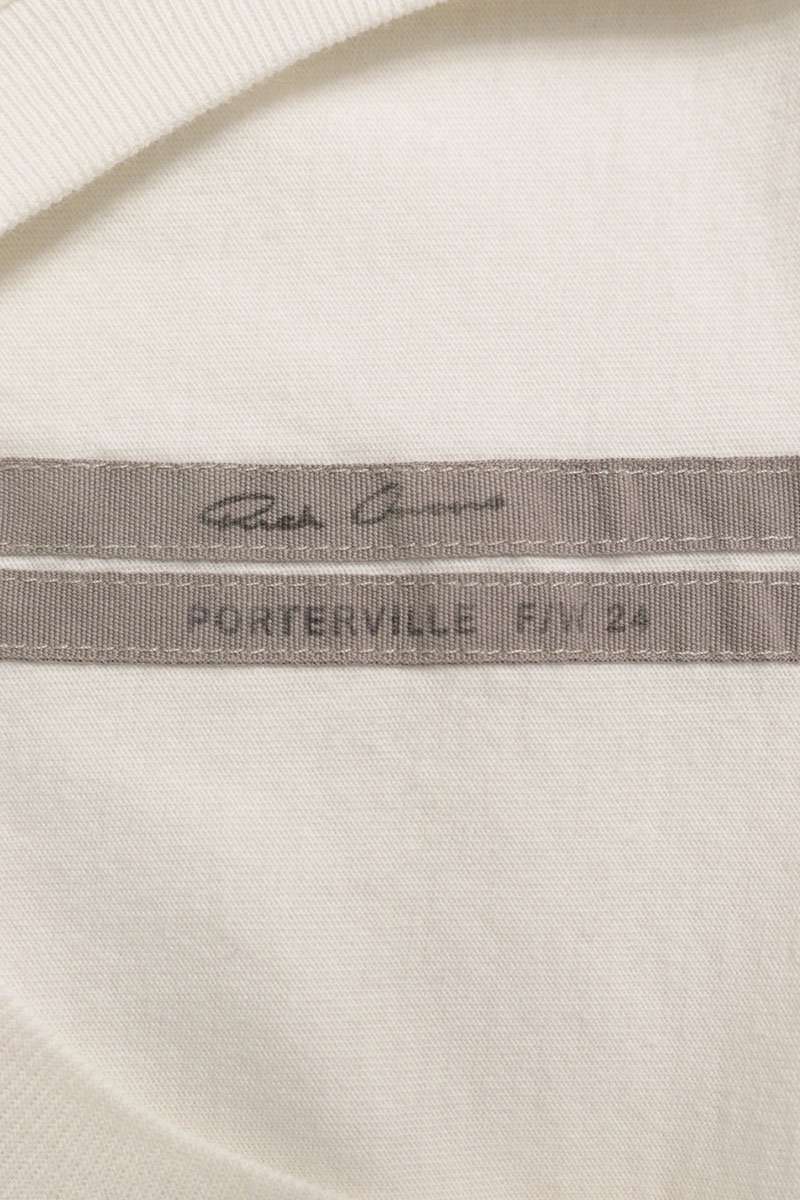 Rick Owens Cotton Oversized T-Shirt White Size XXL