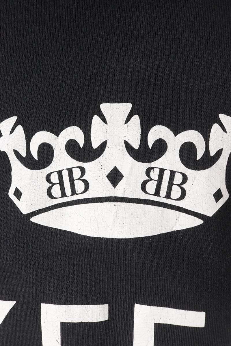 BALENCIAGA Oversized Letter Logo Print T-Shirt Size 2