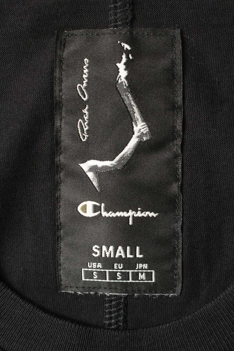 Rick Owens x Champion Front Embroidery Tommy Tee Size S
