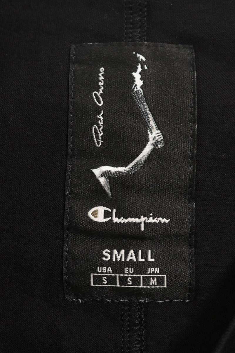 Rick Owens x Champion Front Embroidered Cropped Tee Size S