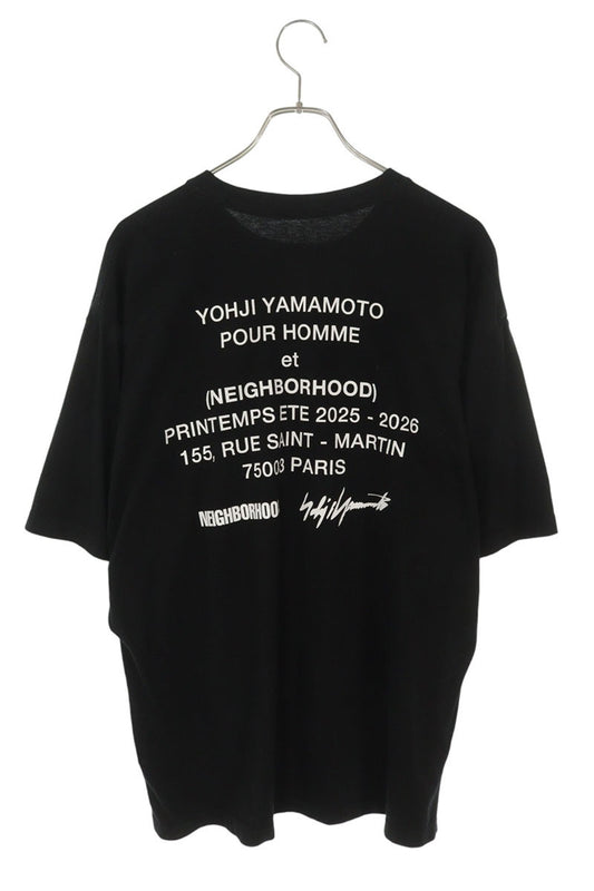 NEIGHBORHOOD x Yohji Yamamoto Logo Print T-Shirt Size L