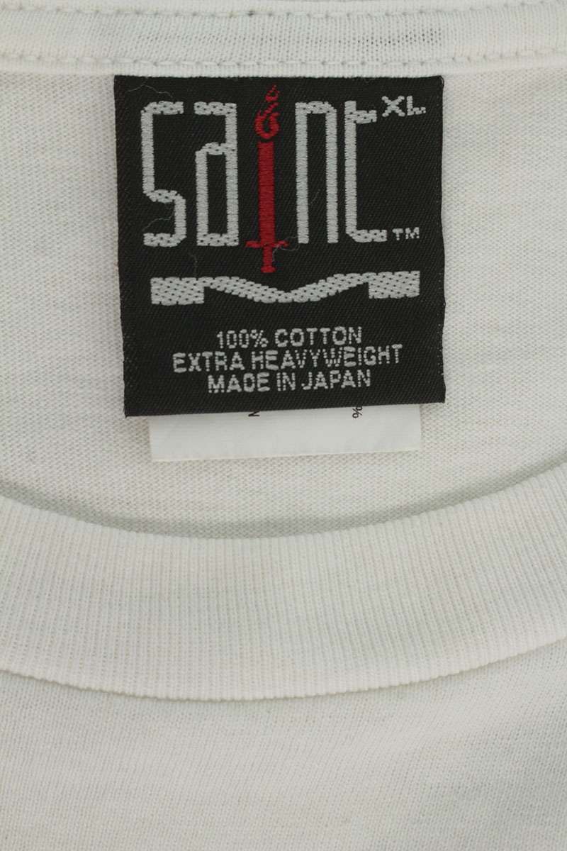 SAINT MICHAEL "COMPLICATED" Print Vintage Tee White Size XL