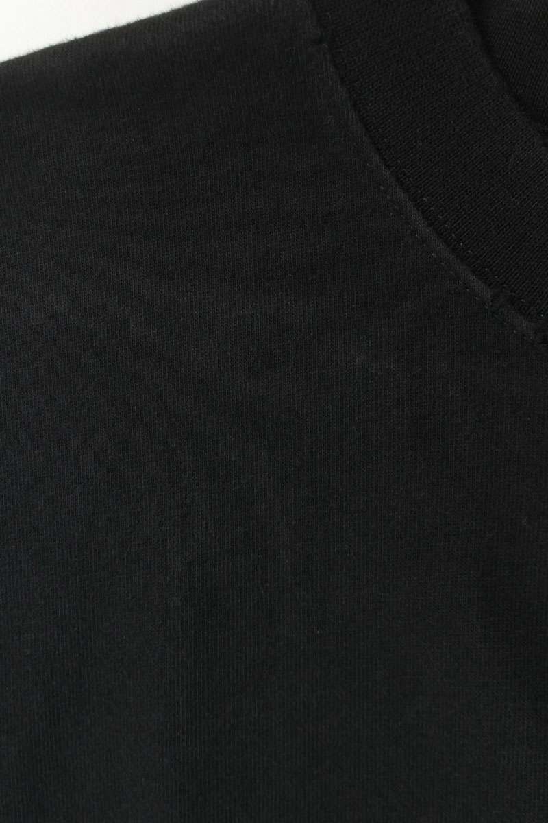 BALENCIAGA Political Logo Print T-Shirt Black Size XXS