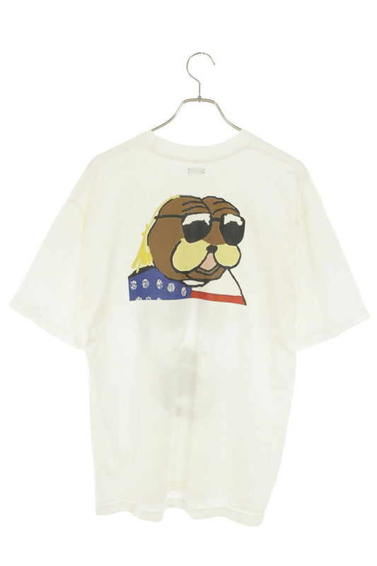 LES SIX BAD GUY Print T-Shirt White Size XS