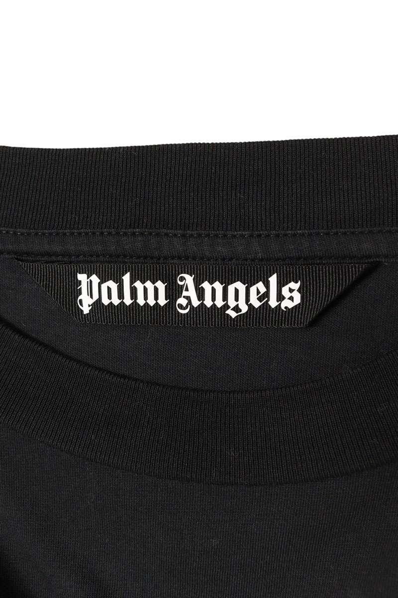 Palm Angels Black Back Logo Print Cotton T-Shirt Size XL