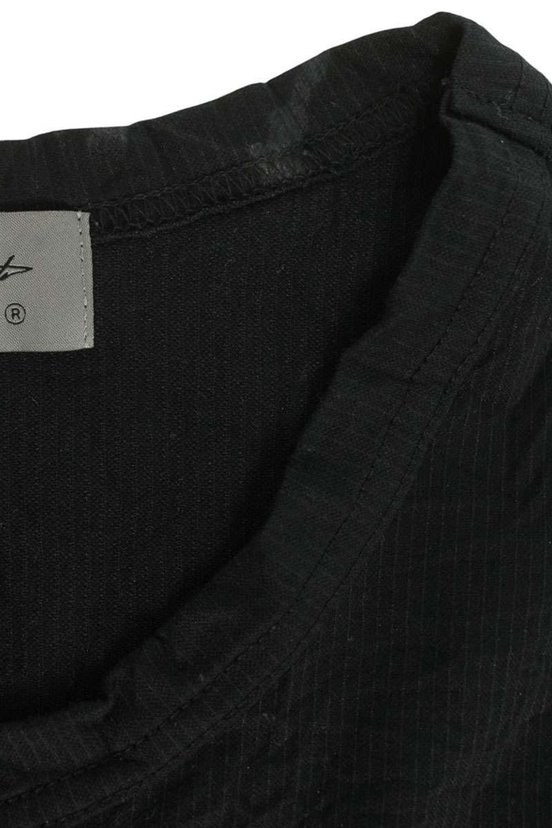 YOHJI YAMAMOTO POUR HOMME Black Crinkle Finish Tee Size L