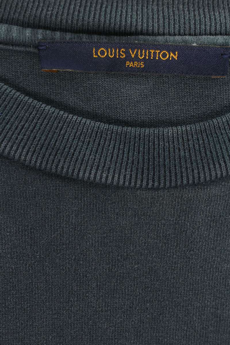 LOUISVUITTON Inside Out T-Shirt Blue Size L
