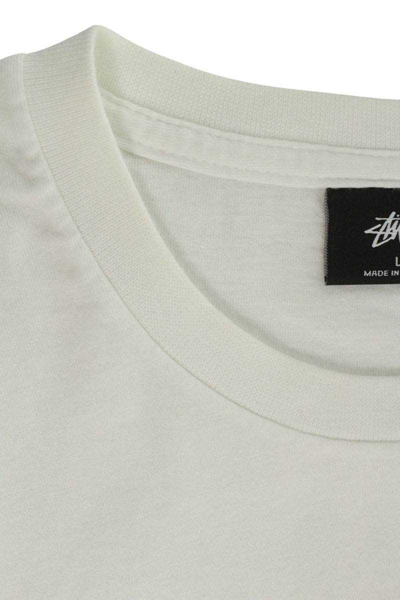 STUSSY Racing Team Print T-Shirt White Size L