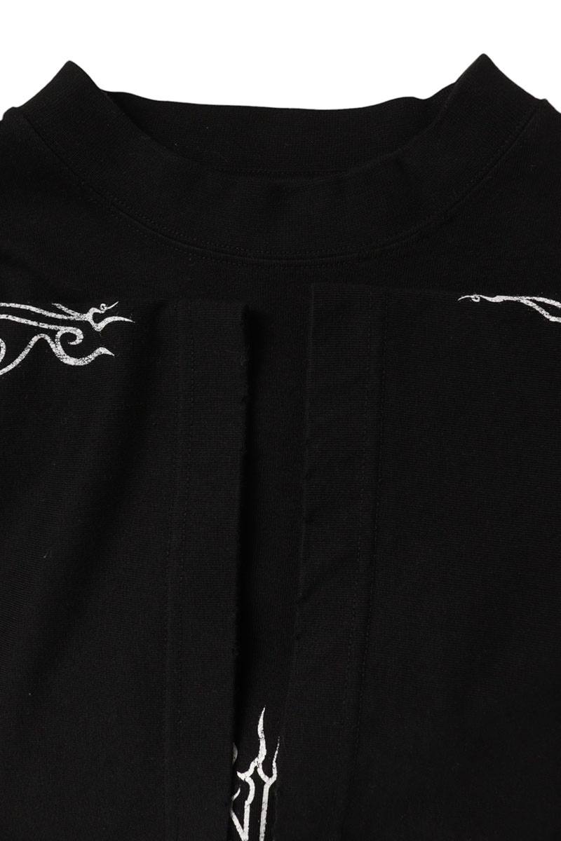 BALENCIAGA 24SS Dark Web Oversized T-Shirt Black Size S