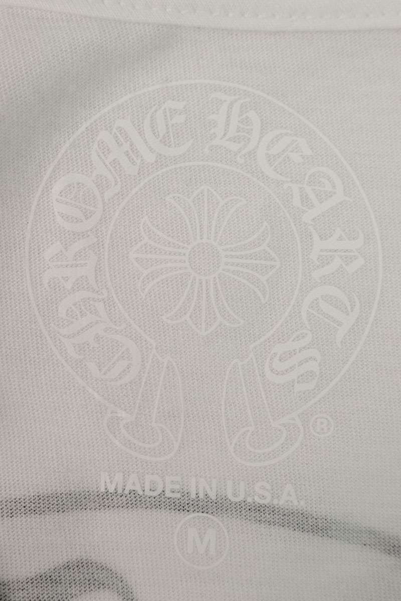 Chrome Hearts Back Horseshoe Print Tee White Size M